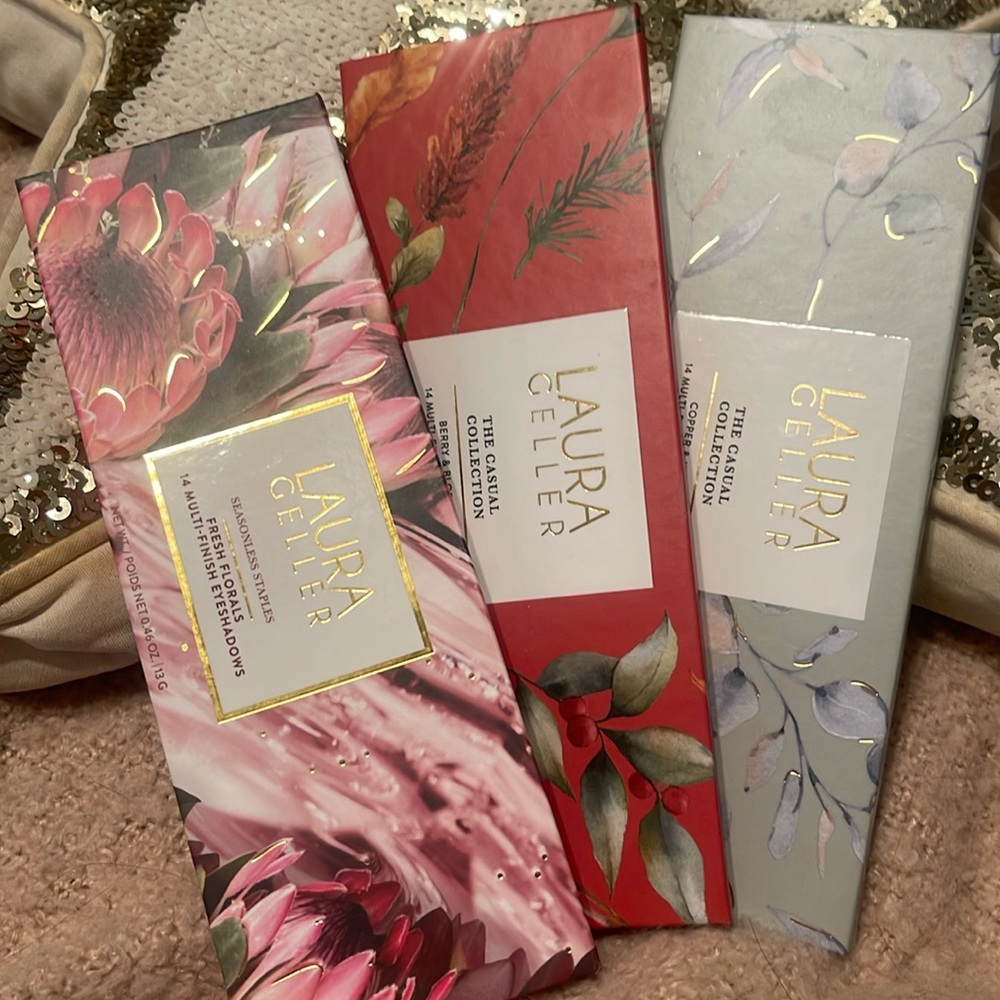 Three gently used Laura Geller, the casual collection pallets